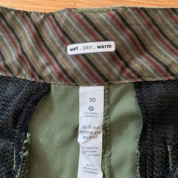 Lululemon cargo shorts size 30 men’s - Picture 2 of 3